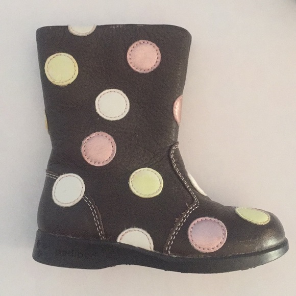 Pediped GUC chocolate brown boots size US 6-6.5 - Picture 4 of 12